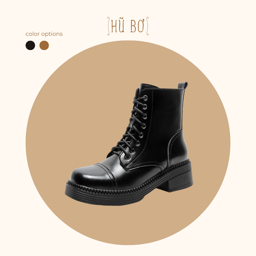 Mocha boots - Boots da bò nữ