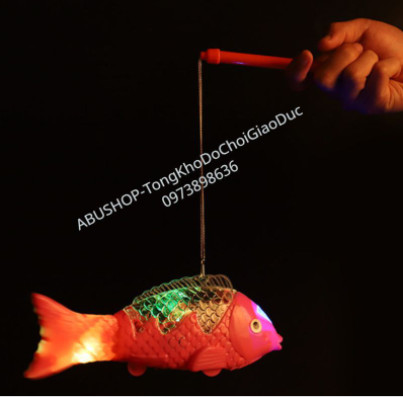 Đồ Chơi phát sáng hình con cá Size To Cực Đại, Đồ chơi giải trí cho bé trai bé gái giảm stress vận động