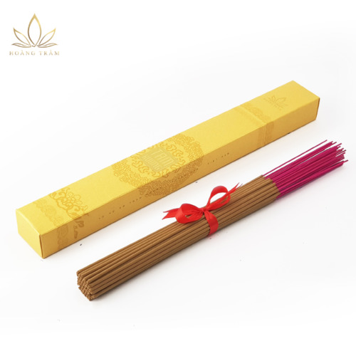 Nhang Trầm Hương tự nhiên cao cấp Tâm Hương 50Gr giúp thu hút tài lộc, thư giãn/ Nhang có tăm tre - Dài  30cm - 50 thanh