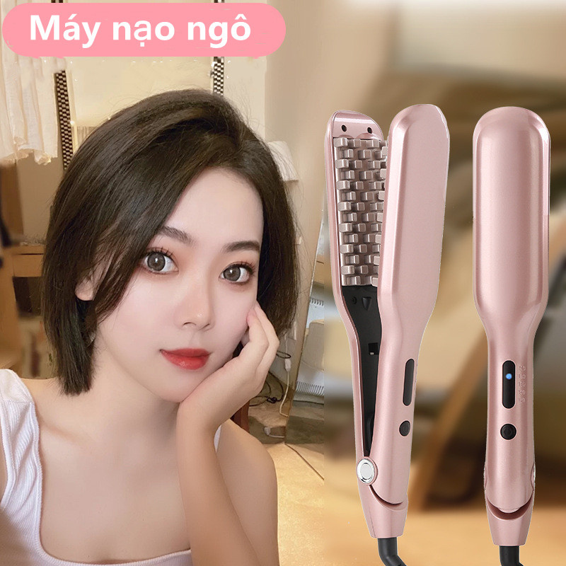 Máy bấm xù dập phồng chân tóc 2in1 cao cấp hottrend 2021,Điều chỉnh nhiệt độ năm tốc độ , Chuyển phát nhanh Máy bấm xù dập phồng