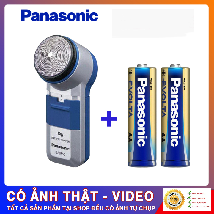 Máy Cạo Râu Panasonic ES6850 Chính Hãng tặng kèm 2 pin Panasonic [ Nhập Khẩu Trực Tiếp Thái Lan ]
