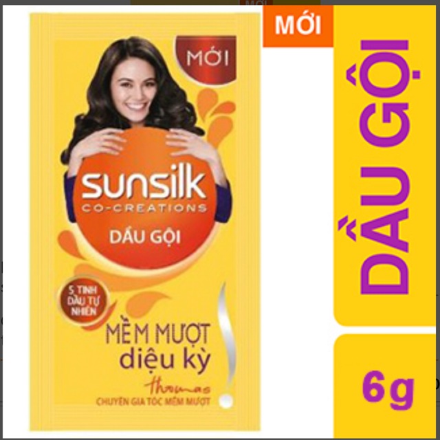 Dầu Gội SUNSILK Dây 6g x 10 Gói