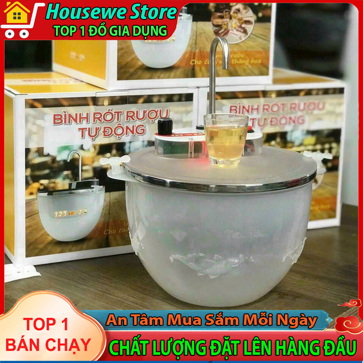 Bình rót rượu tự động, máy rót rượu tự động cảm ứng thông minh dung tích 1,5l, bình rót rựu tự động, máy rót rựu tự động