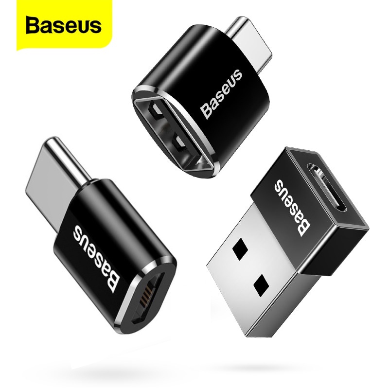 Đầu Chuyển Đổi Baseus OTG Type C sang cổng usb , micro cho Macbook Samsung Oppo Huawei ...