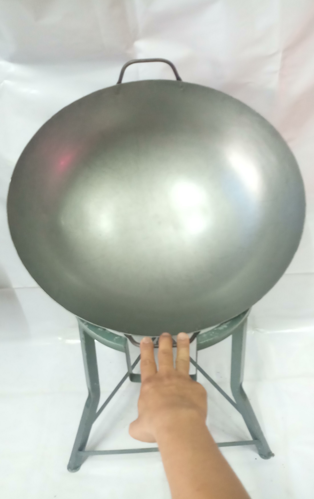 CHẢO THÉP HAI QUAY 50CM CHIÊN CƠM,HỦ TIẾU XÀO,MÌ XÀO GIÒN.