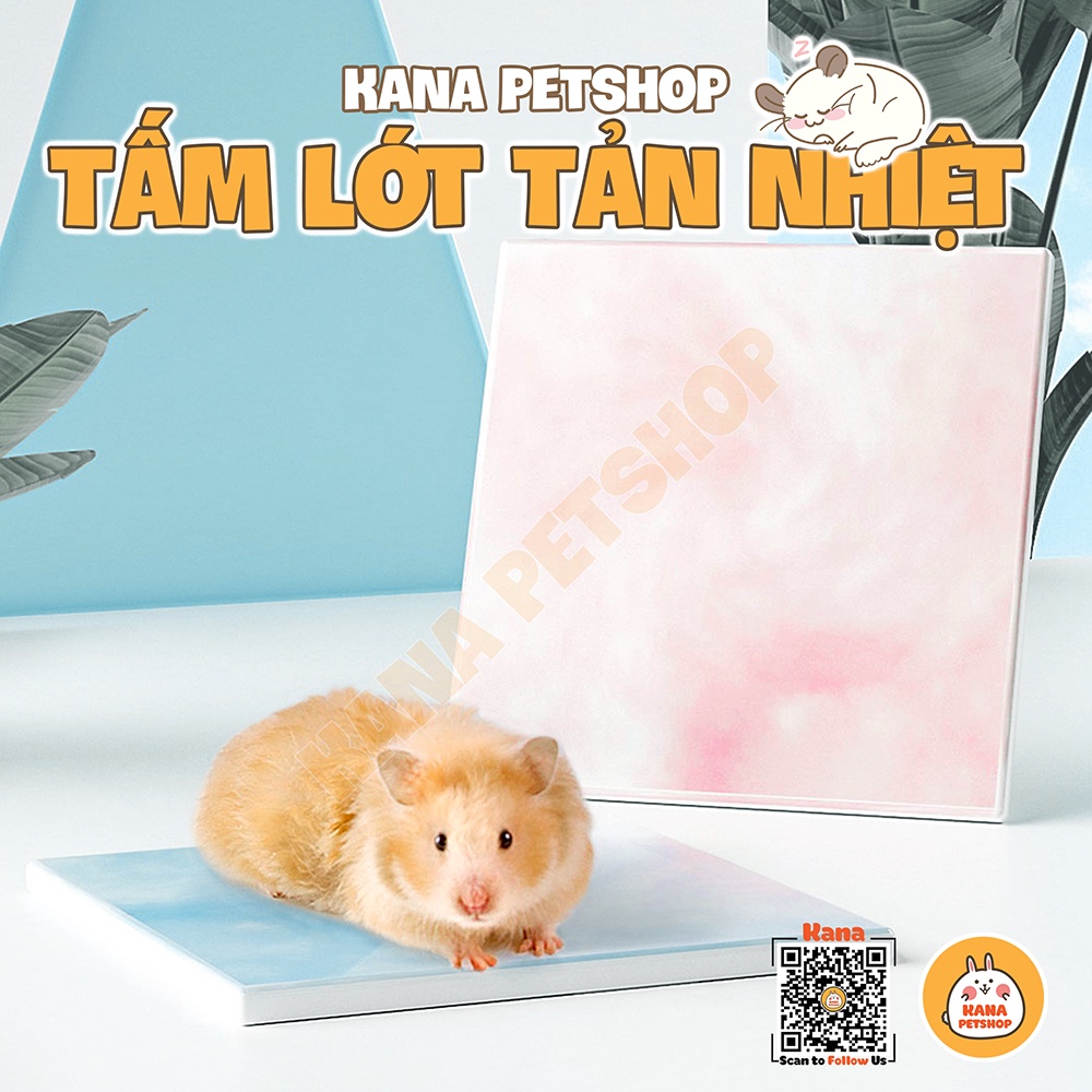Đá tản nhiệt làm mát cho Hamster 🐹FREESHIP🐹 Miếng Tản Nhiệt cho Hamster