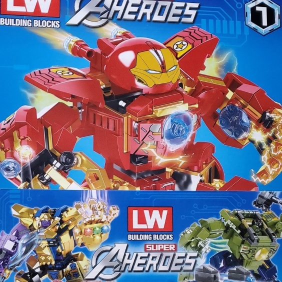 Lego người sắt iron man hulkbuster mavel avengers người sắt cao cấp
