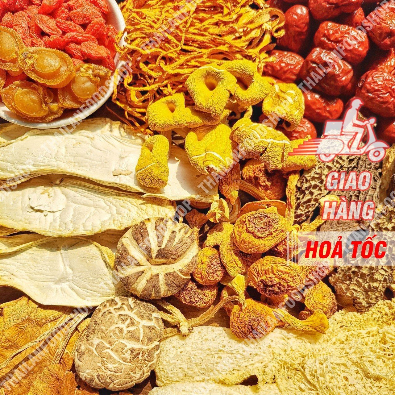Canh nấm dưỡng sinh mix nấm việt nam set 100gram - set tự nấu