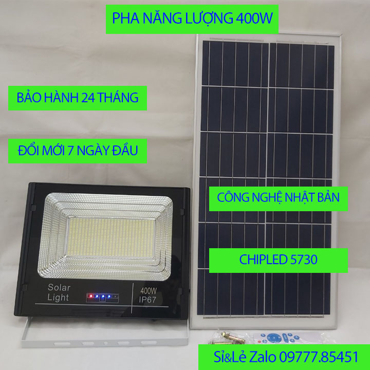 Đèn Led Năng Lượng Mặt Trời 400W, Đèn Trang Trí Thông Minh, Đèn Tường Ngoài Trời Chính Hãng, Bảo Hành Uy Tín