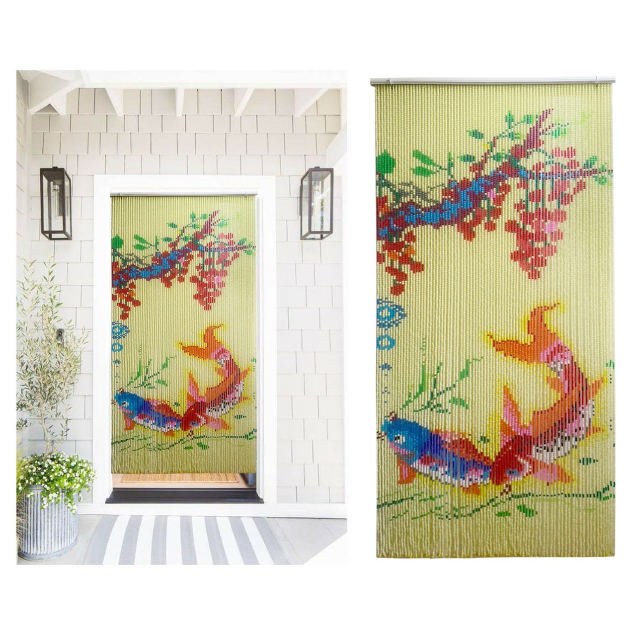 Màn hạt nhựa con cá 485
