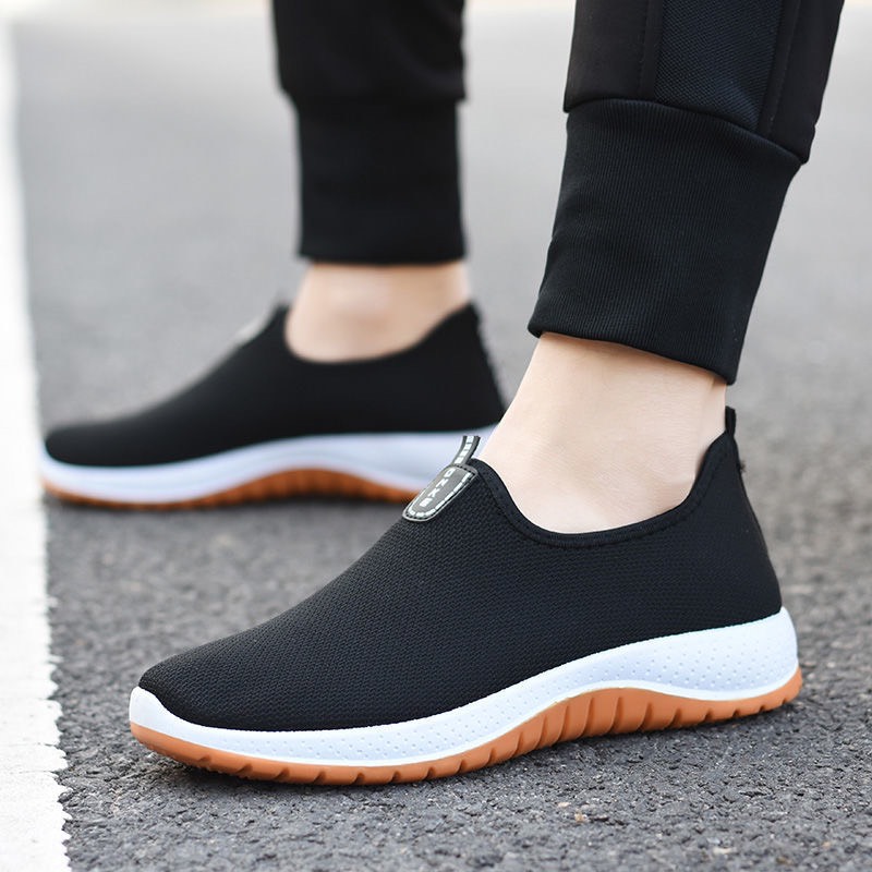 Giày lười vải nam, giày thể thao sneaker nam, giày chạy bộ cho bố