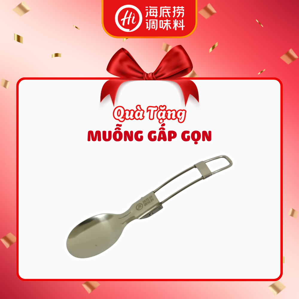 Muỗng gắp gọn inox 304 ( hàng tặng không bán)