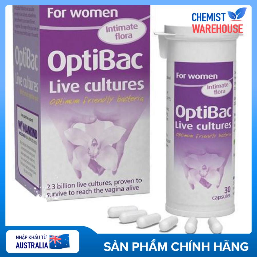Men vi sinh OptiBac Probiotics 30 viên cho phụ nữ - Chemistware