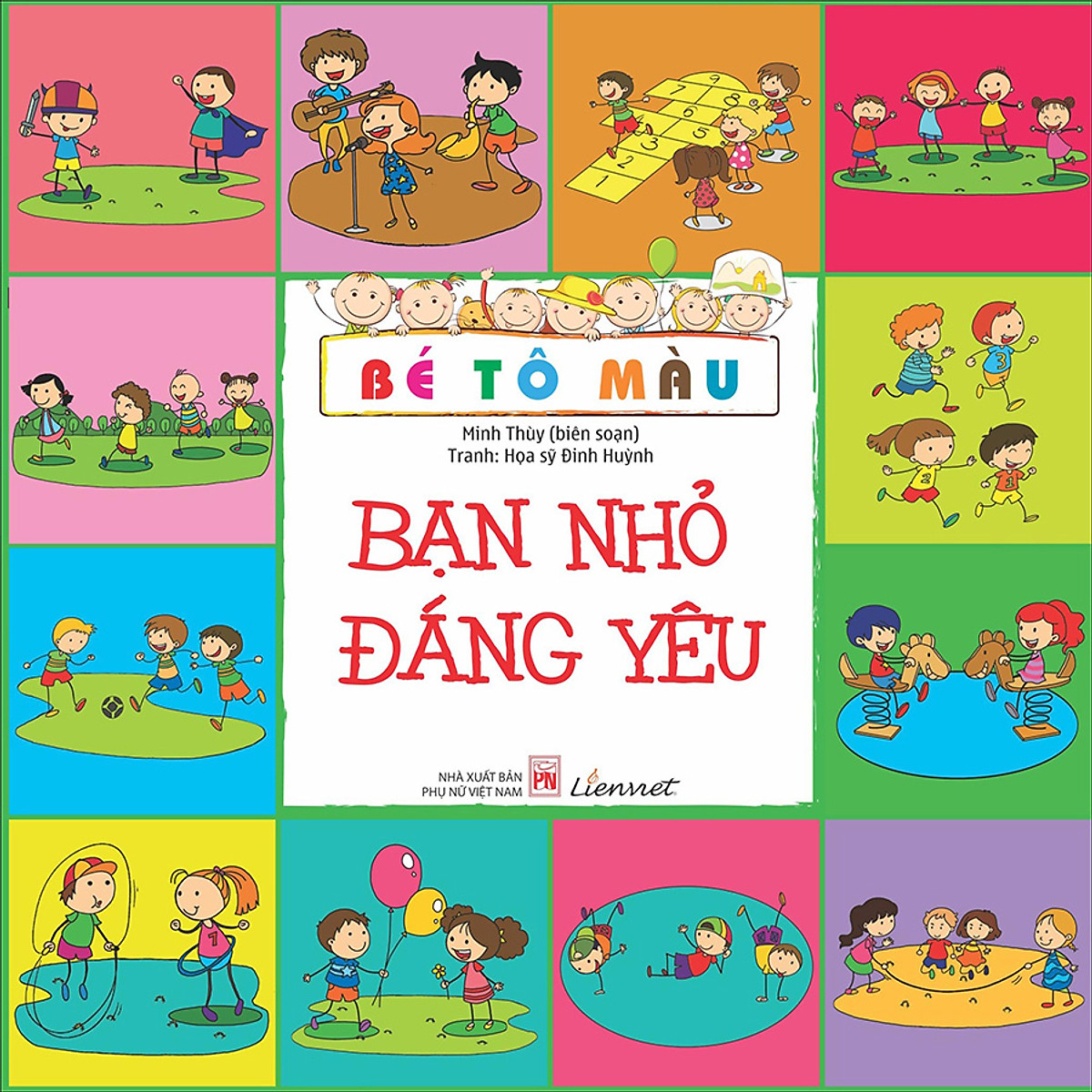 Bé tô màu - bạn nhỏ đáng yêu