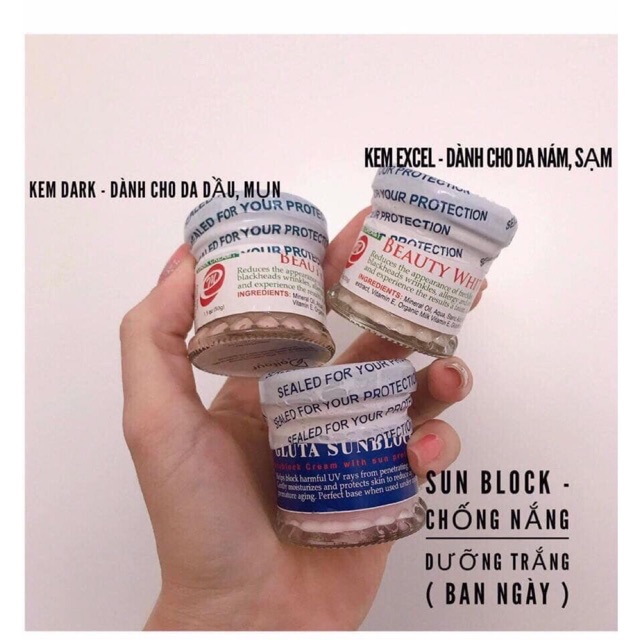 [HCM]Kem Pháp Xuất Mỹ Dalfour Beauty Ban Đêm Ban Ngày
