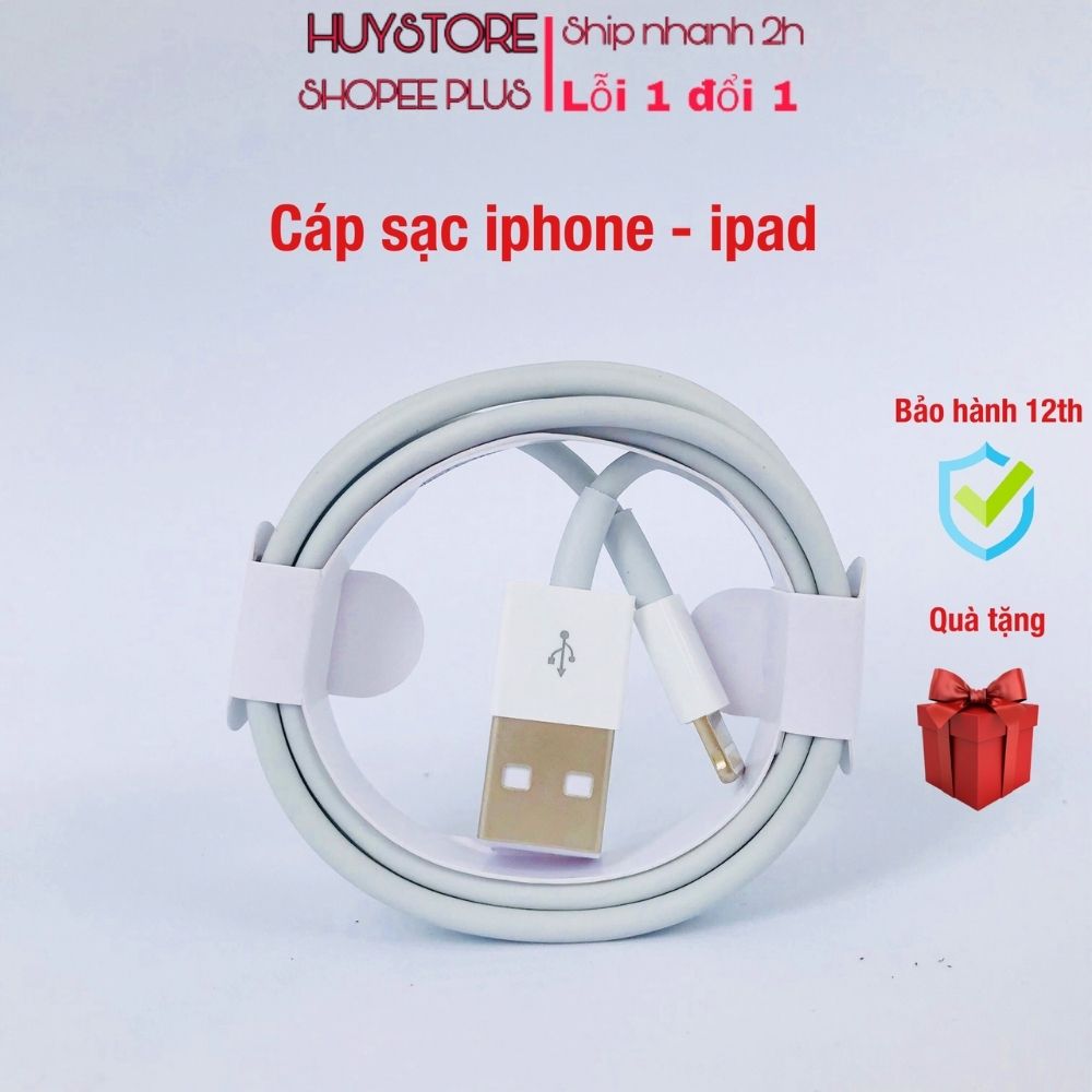 Cáp sạc iphone chân lightning dùng cho các dòng điện thoại