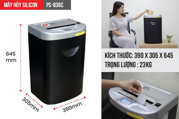 Máy hủy công nghiệp Silicon PS-836C