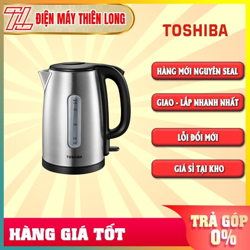 Bình đun siêu tốc toshiba 1.7 lít kt-17sh1nv - trả góp 0% - giao toàn quốc - ngoài hcm tính phí