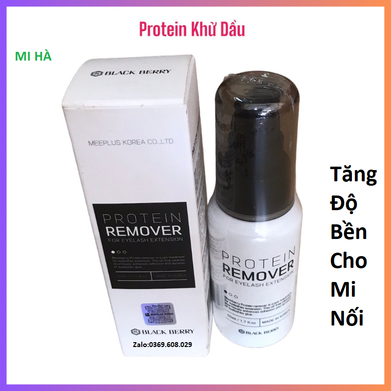 Protein Remover Cao Cấp_Protein Khử Dầu Mi Nối Black Berry Dung Dịch Dưỡng Mi Và Khử Dầu Trong Mi Thật, Làm Tăng Độ Bền Cho Nối
