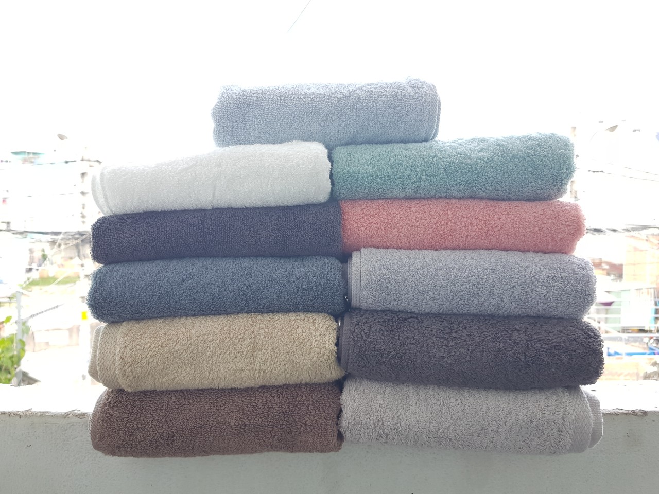 Xả lỗi nhỏ khăn tắm khăn lau 100% cotton như hình - Lỗi 1 vài đường chỉ nhỏ