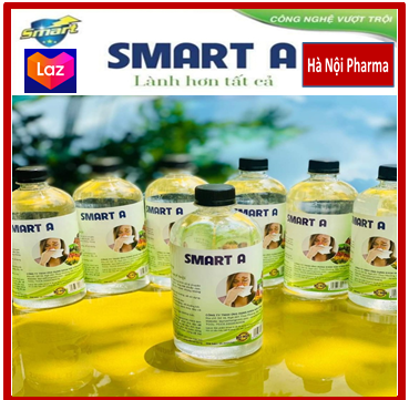 Combo 5 chai nước muối điện hóa smart a dùng để súc miệng, sát khuẩn vết thương hở, vệ sinh mũi họng, diệt khuẩn đường tiêu hóa, tái tạo tế bào da, hà nội pharma