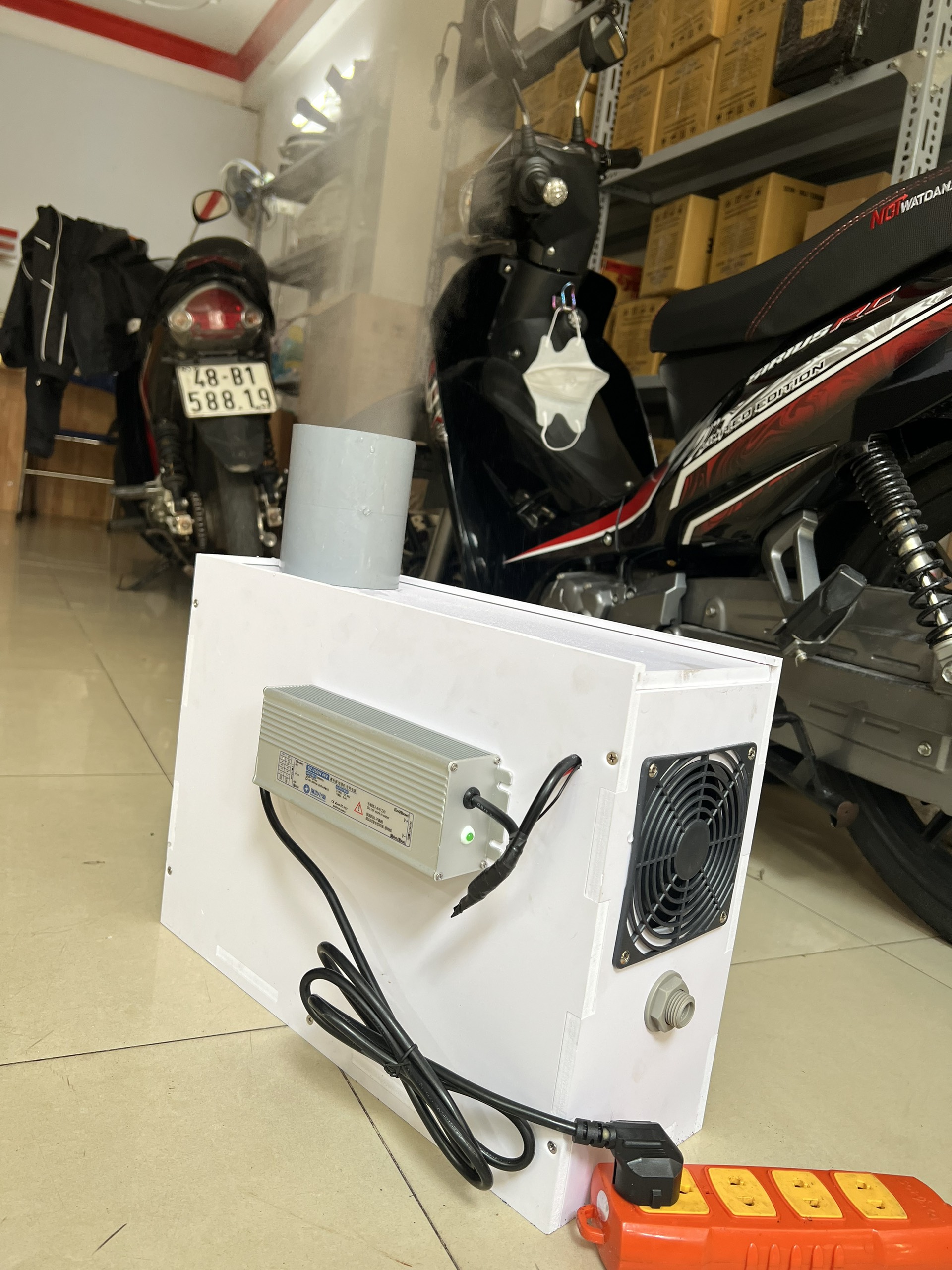 Máy tạo ẩm FT06 , công suất 250w , nguồn chống nước
