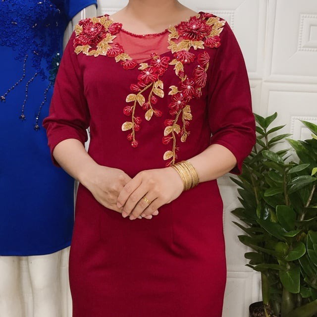 Váy, Đầm trung niên thiết kế sang trọng