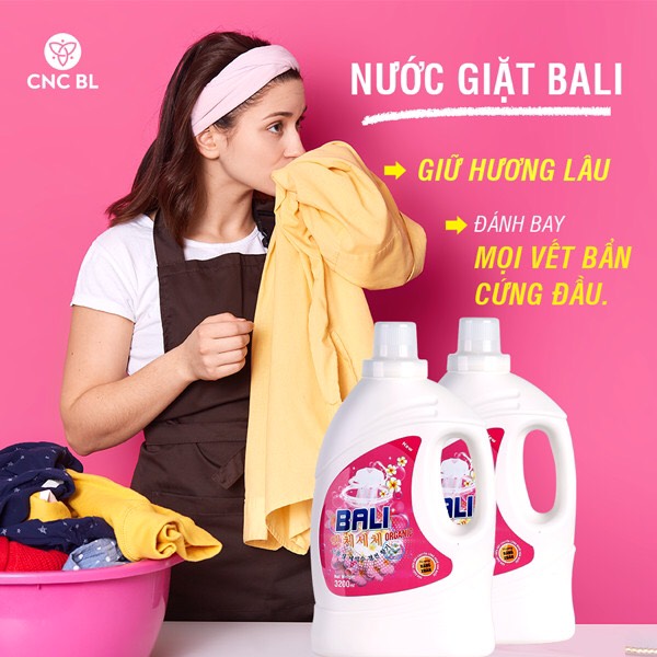 NƯỚC GIẶT ĐẬM ĐẶC BALI ORGANIC 2IN1 CAN 3KG2 - Thương hiệu Hàn Quốc đã được bán tại hệ thống siêu thị VN