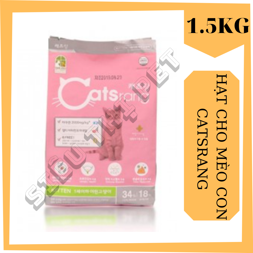 Cung cấp Catsrang - Thức ăn hạt cho mèo nhỏ 1.5KG loại tốt