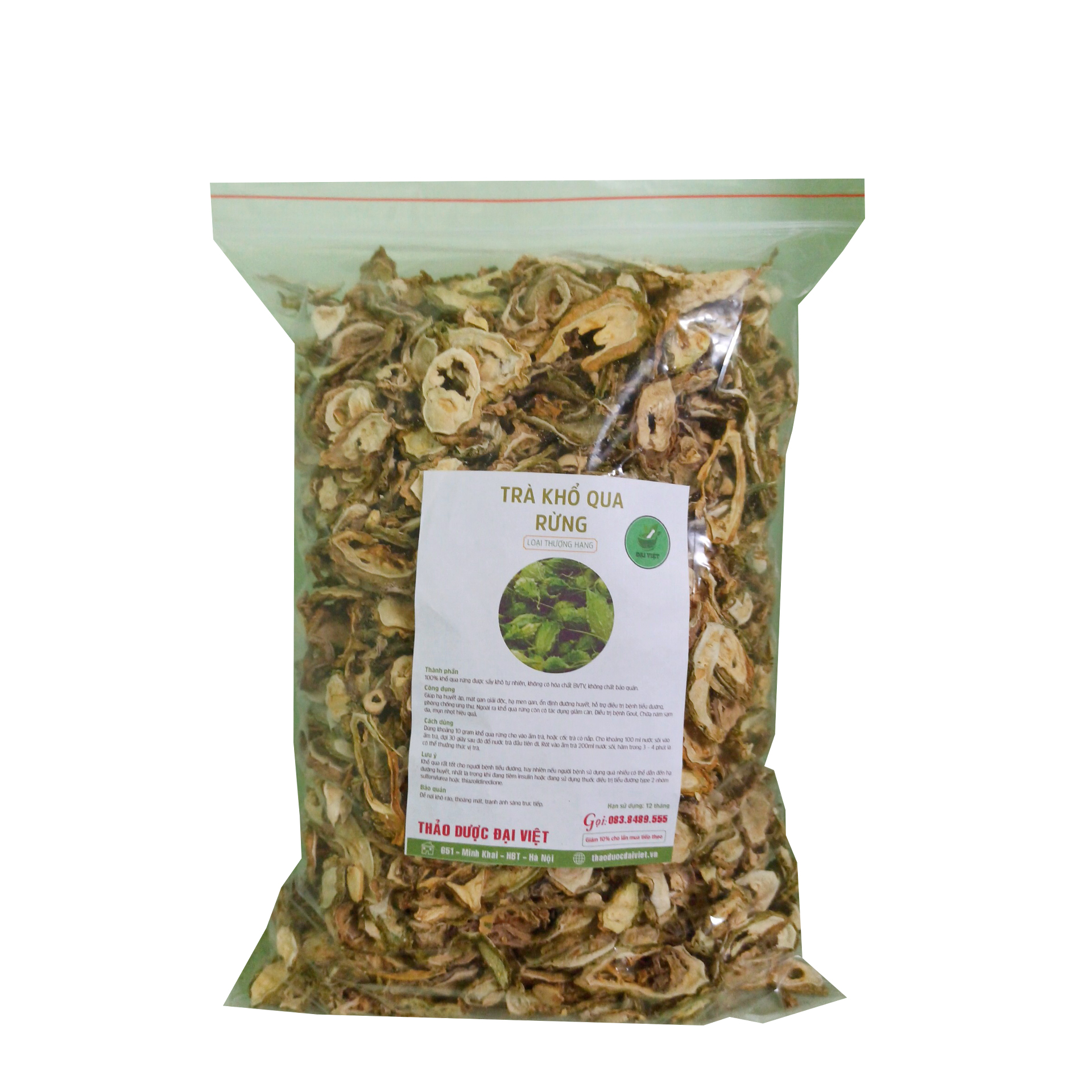 Khổ qua rừng sấy khô (gói 500g) loại thượng hạng - DV091