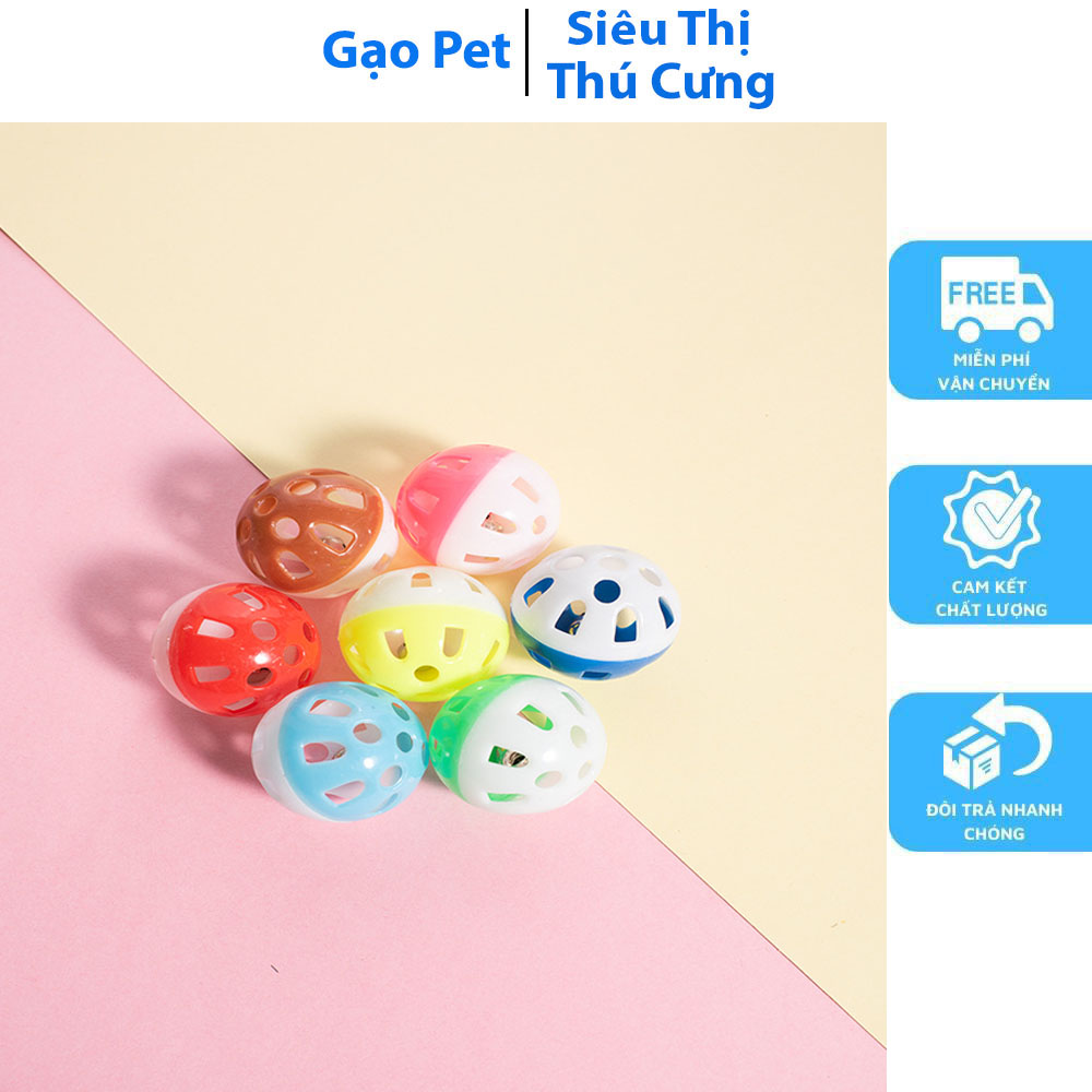 [Hoàn Tiền 10%] Đồ Chơi Quả Bóng Có Chuông Nhỏ Cho Chó Mèo