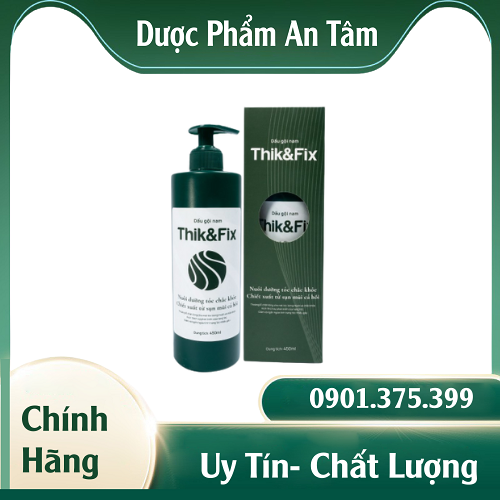 Dầu gội nam thik & fix - mọc tóc phong cách nhật bản - dầu gội nam thik&fix - hỗ trợ làm đen tóc