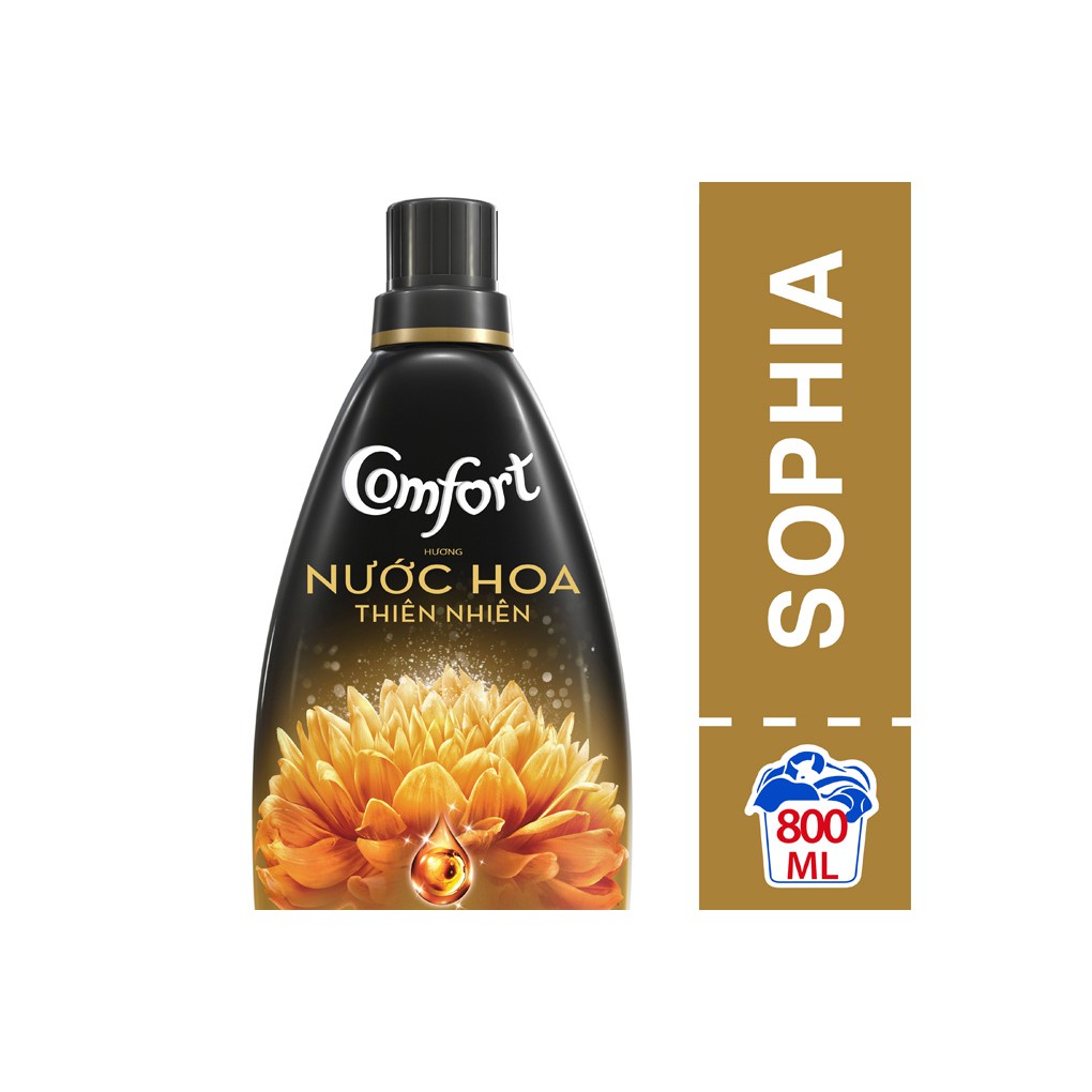 [HCM]Nước xả vải Comfort hương Nước hoa thiên nhiên Sophia chai 800ml