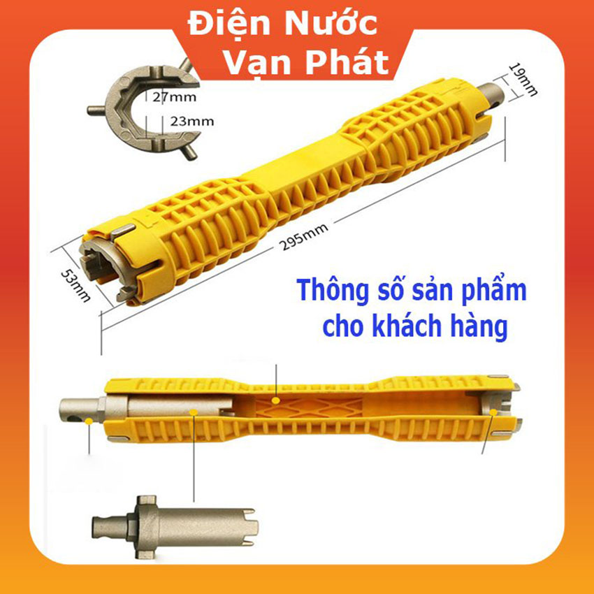 Cờ lê,mỏ lết đa năng chuyện dụng vặn dây cấp nước