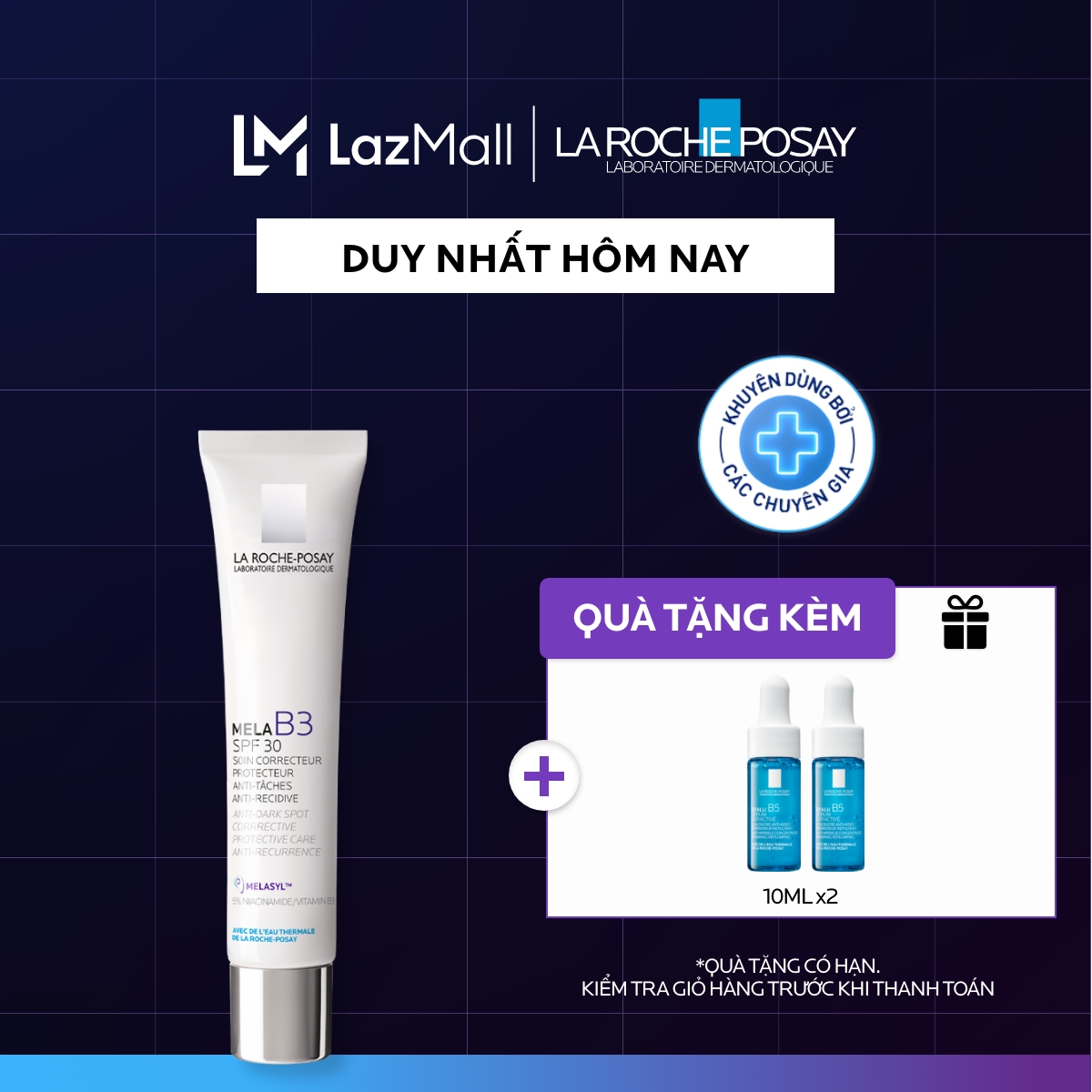 Kem dưỡng sáng da mờ thâm La Roche-Posay Mela B3 40ml