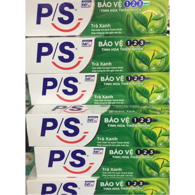 Kem đánh răng p/s trà xanh bảo vệ 123 190g