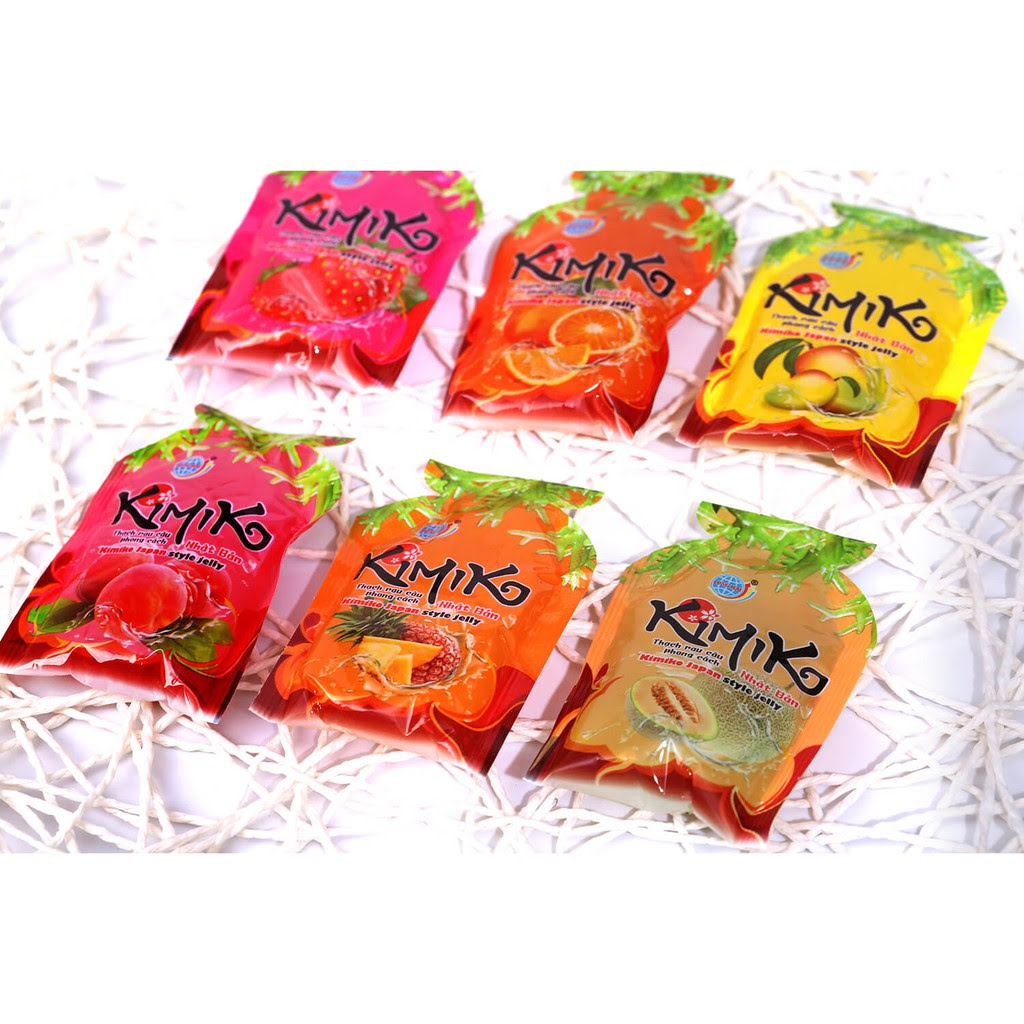 Thạch rau câu Long Hải Kimiko túi 216g. Quà tặng từ thiên nhiên