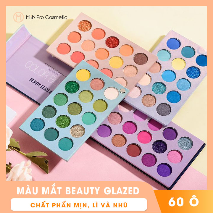 [HCM]Bảng màu mắt Beauty Glazed Color Board 60 ô