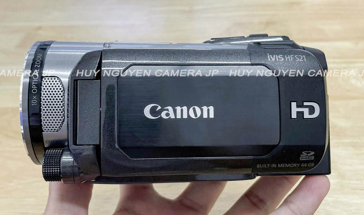 MÁY QUAY PHIM CANON IVIS HF S21, QUAY PHIM FULL HD, MÀN HÌNH CẢM ỨNG