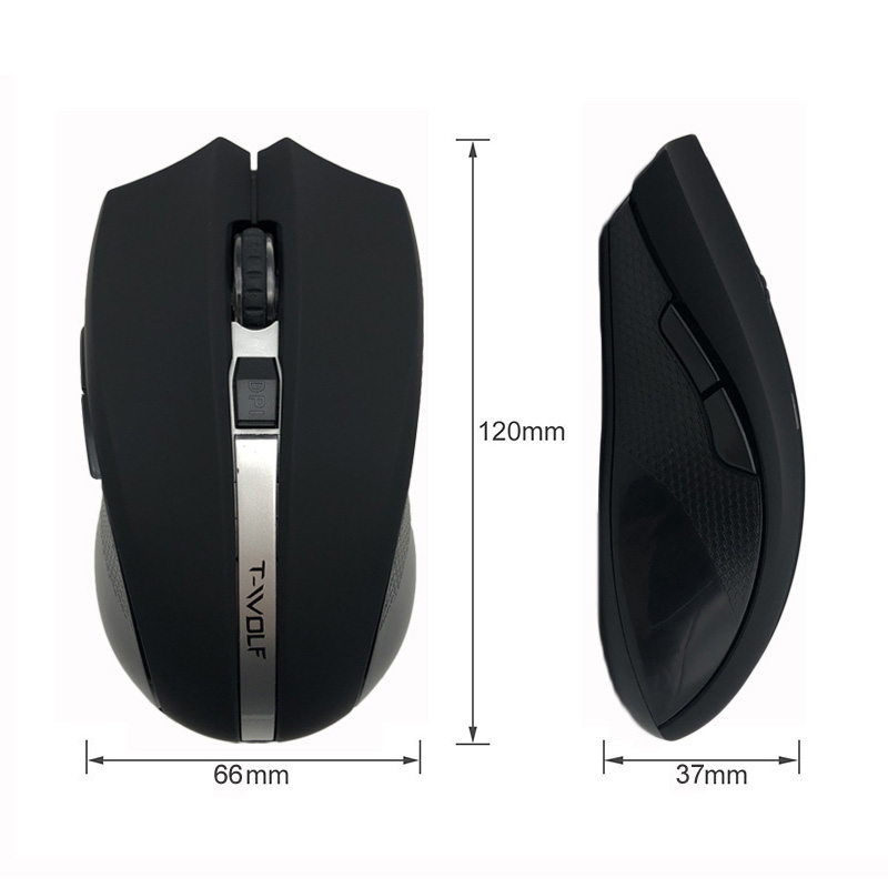T-WOLF Q5 2.4GHz Wireless Silent Computer Mouse (4)