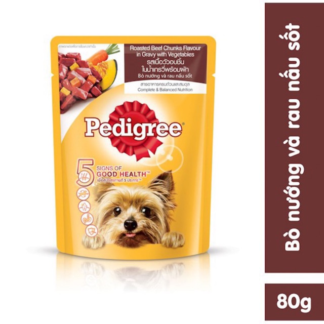 Thức ăn ướt/ Pate cho chó Pedigree 80g