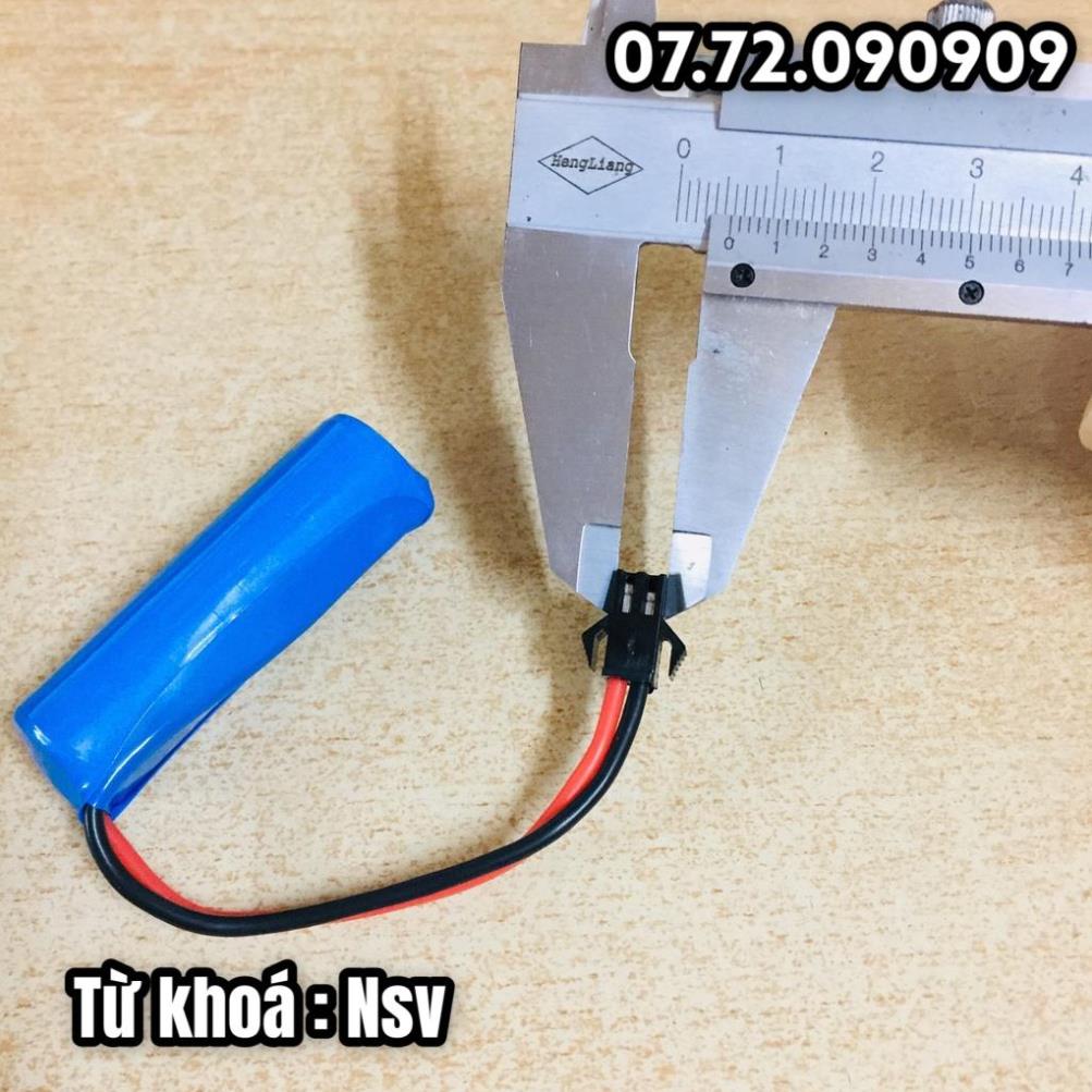Nsv pin 14500 3.7v 800mah xe điều khiển từ xa pin sạc loại tròn cổng sm