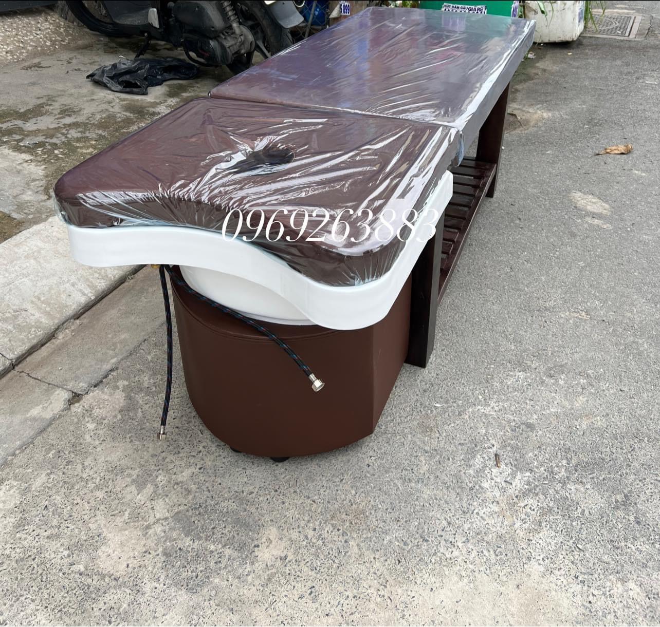 Giường gội đầu spa dưỡng sinh 2in1