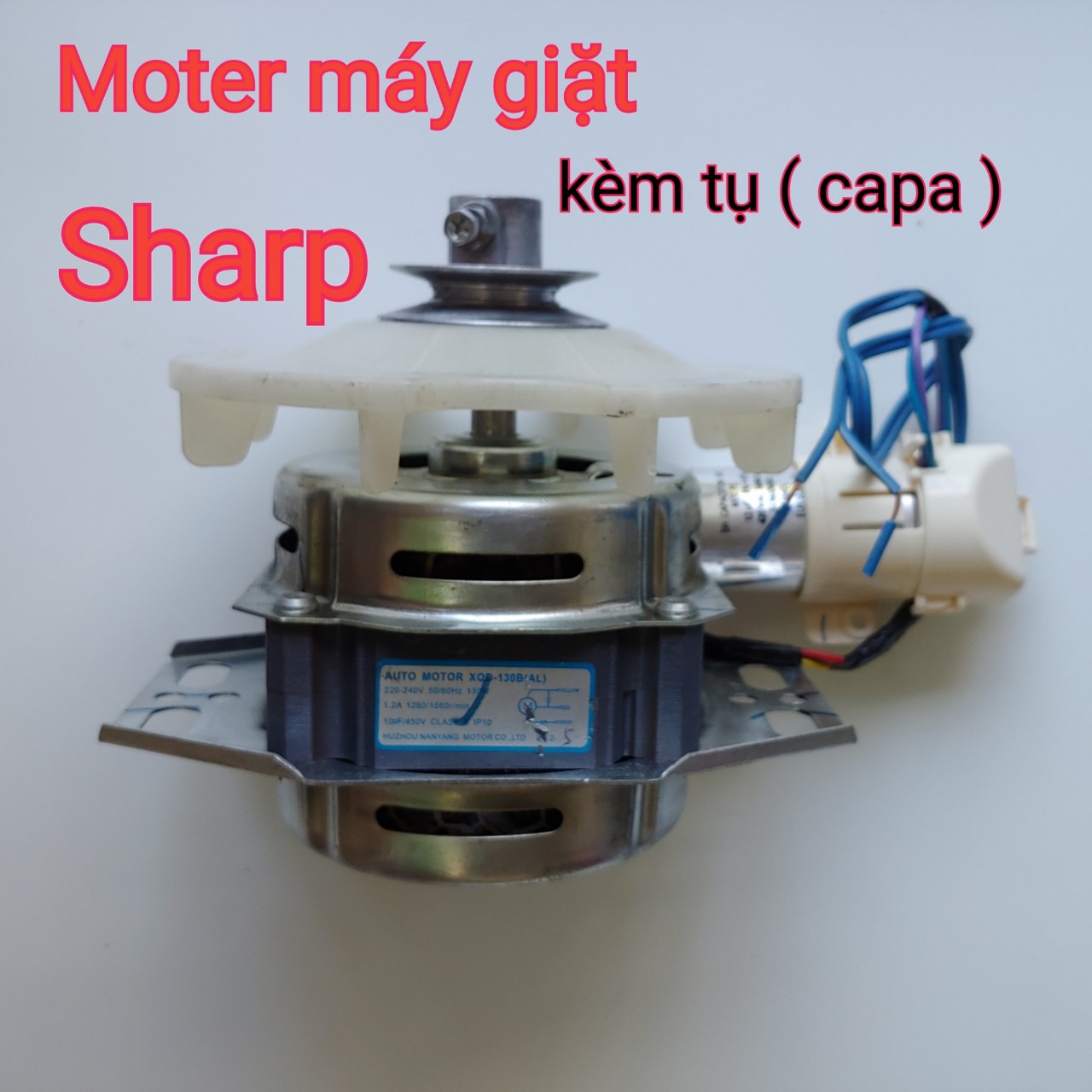 moter máy giặt Sharp 7 - 8kg ( Hãng tháo máy rin )