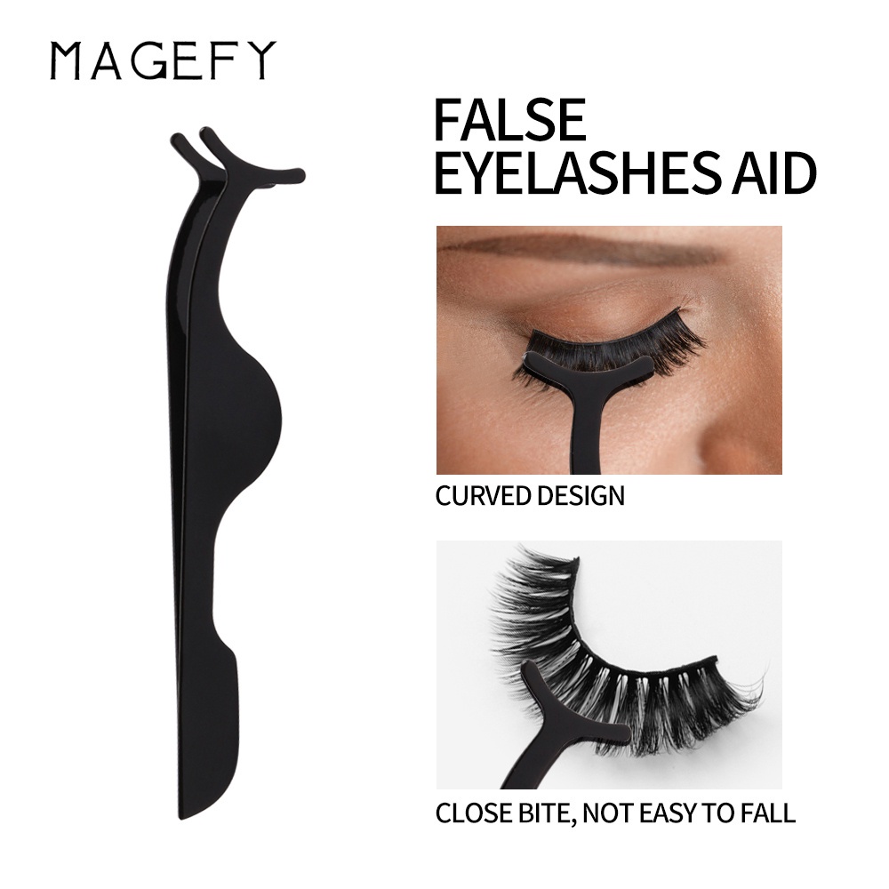 Magefy nhíp mi giả cố định kẹp mi giả kẹp nhíp gấp mi giả