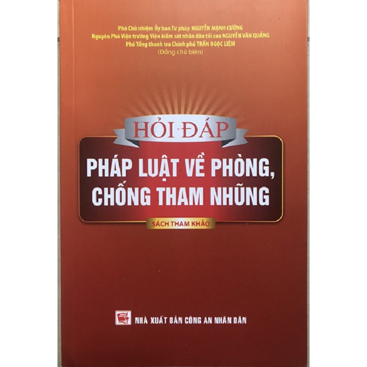 Sách Hỏi Đáp Pháp Luật Về Phòng Chống Tham Nhũng