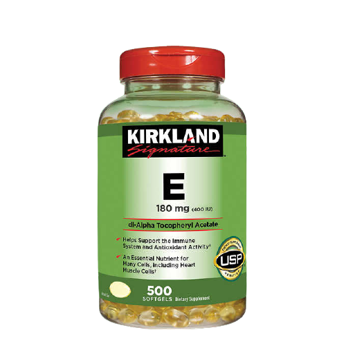 Vitamin e kirkland 500 viên