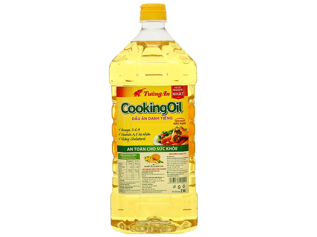 [ CAN 2 LÍT/ CHAI 1 LÍT - SIÊU SALE] Dầu ăn thực vật Tường An cooking oil (Date mới 24 tháng) - Có lựa chọn số lượng trước khi thanh toán.
