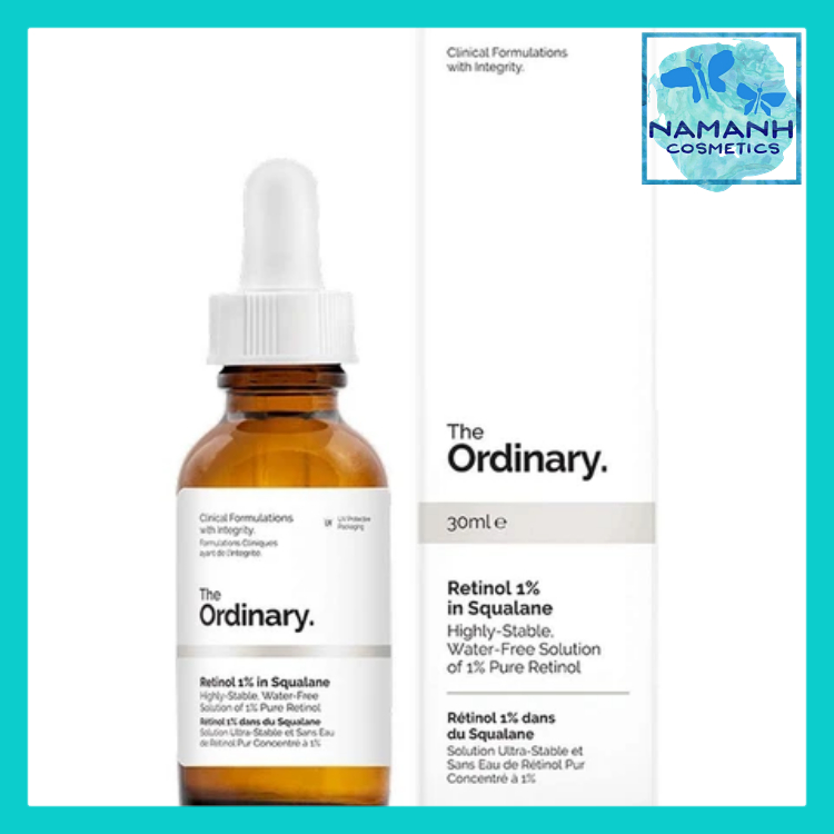 Serum The Ordinary Retinol 1% in Squalane giảm nếp nhăn, đốm đen, chống lão hóa