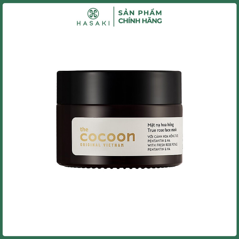 Mặt nạ cocoon dưỡng ẩm da chiết xuất hoa hồng true rose face mask
